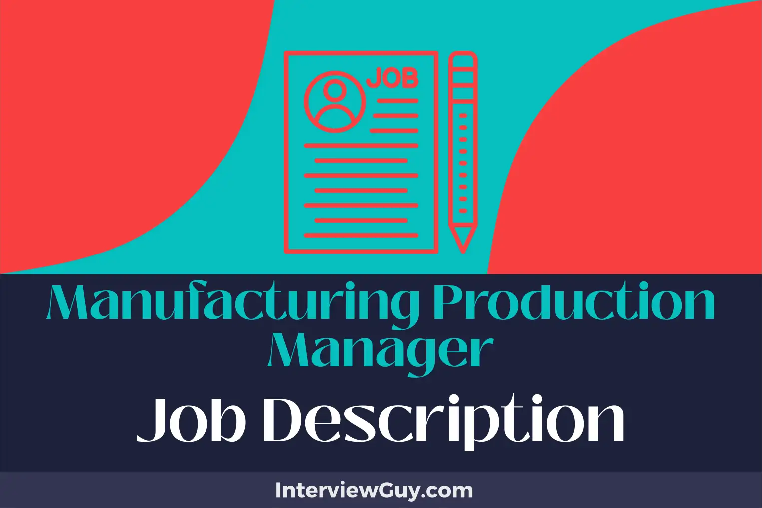 manufacturing production manager job description