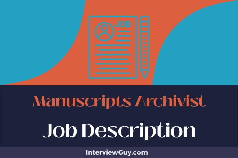 manuscripts archivist job description