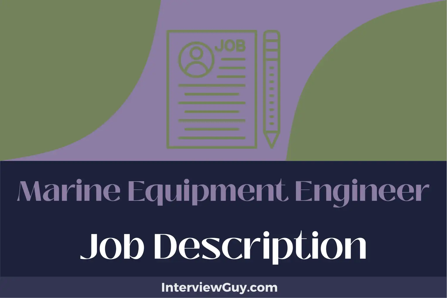 marine equipment engineer job description