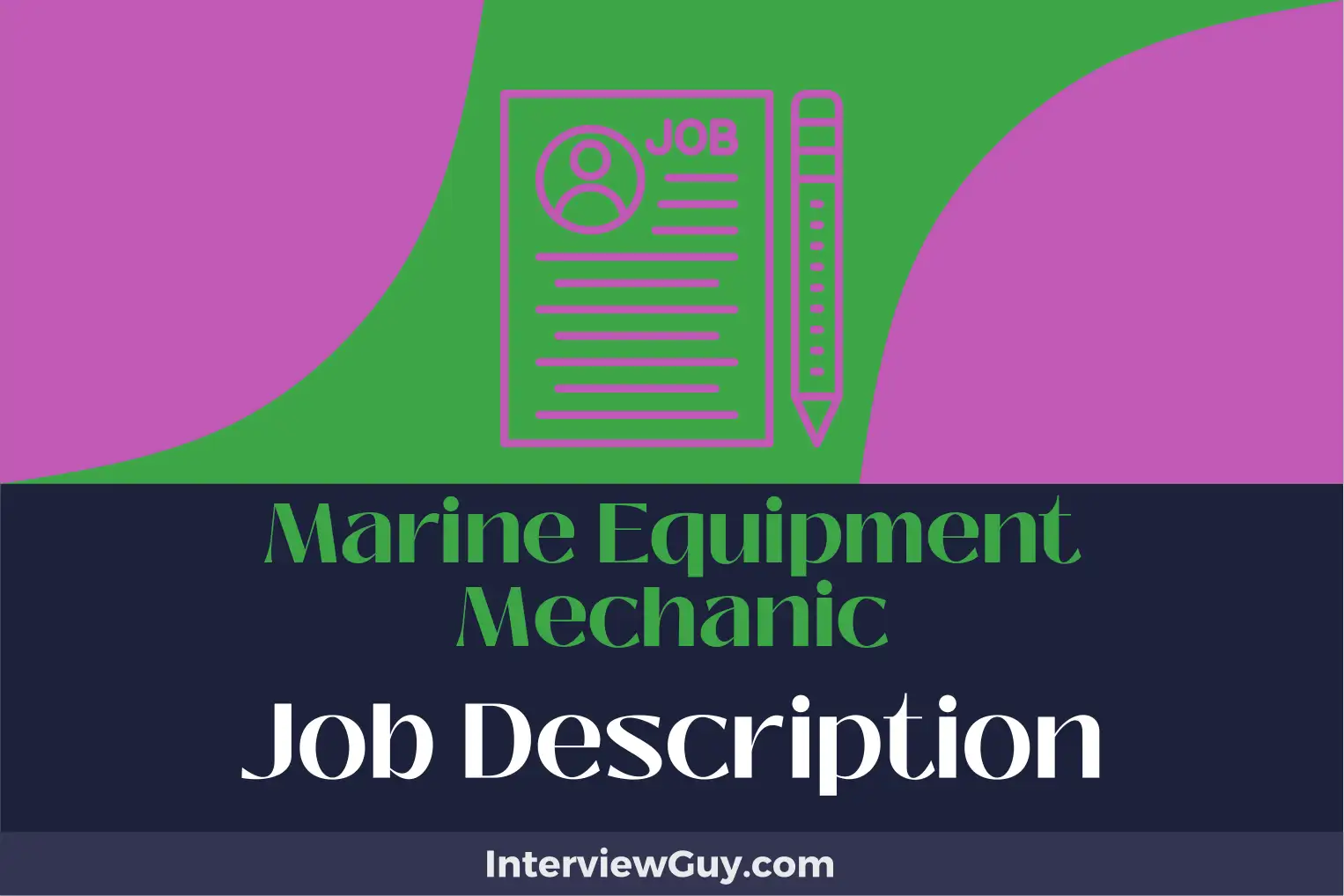 marine equipment mechanic job description