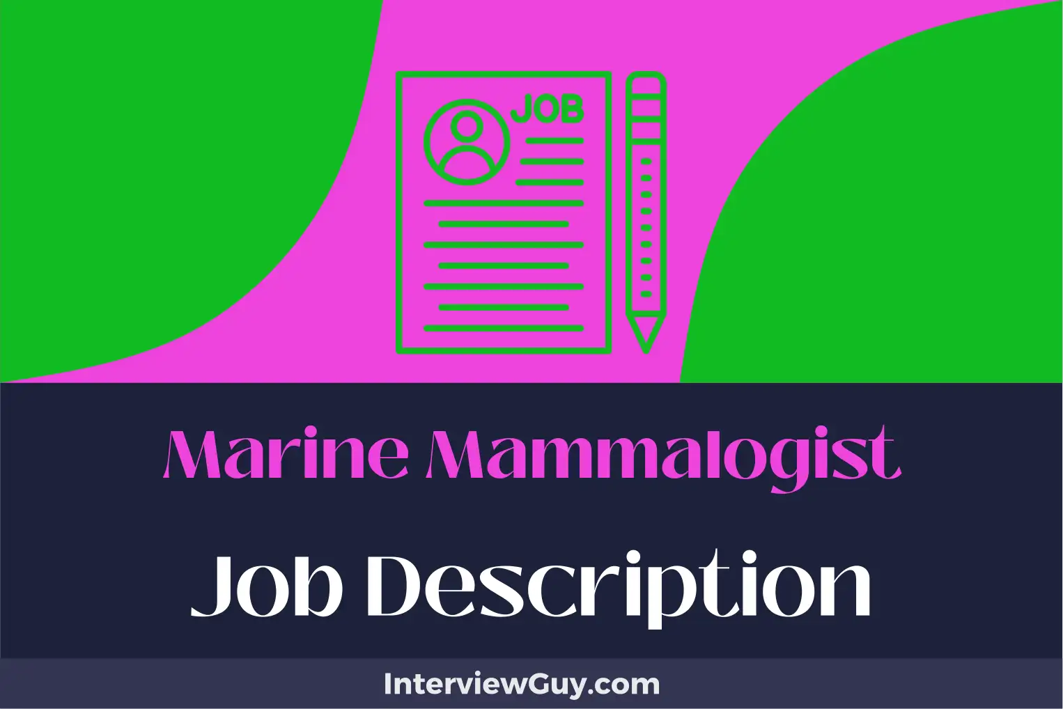 marine mammalogist job description