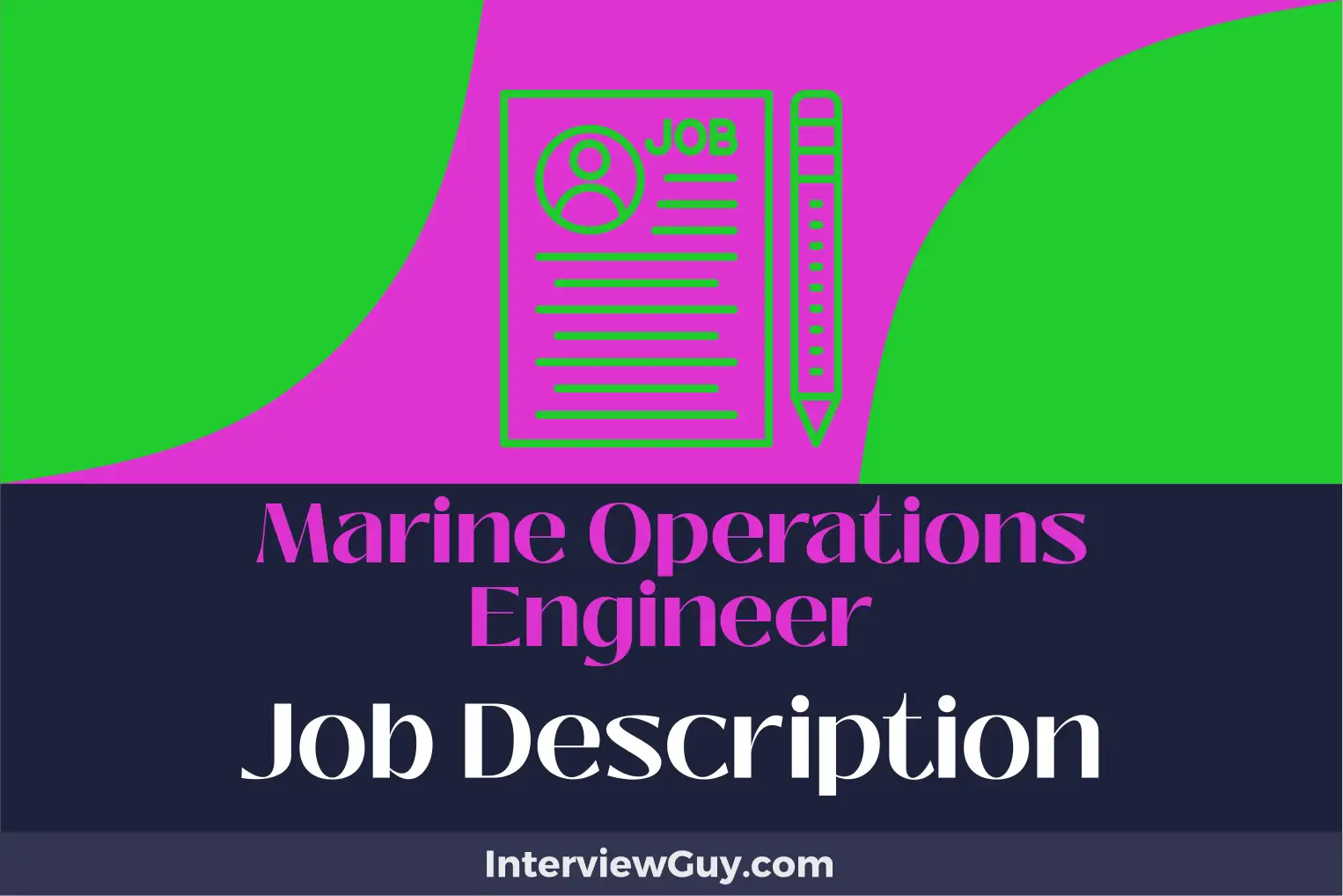 marine operations engineer job description