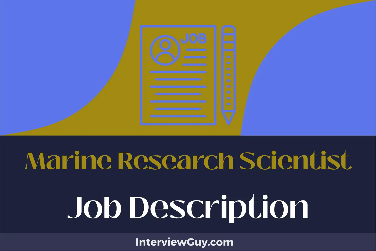 marine research scientist job description
