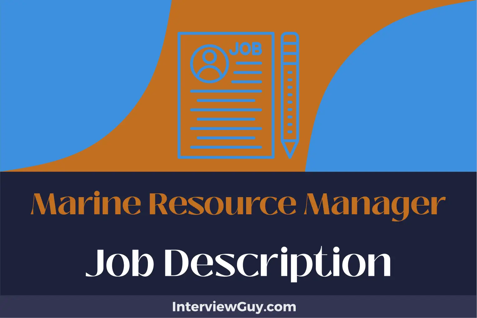 marine resource manager job description
