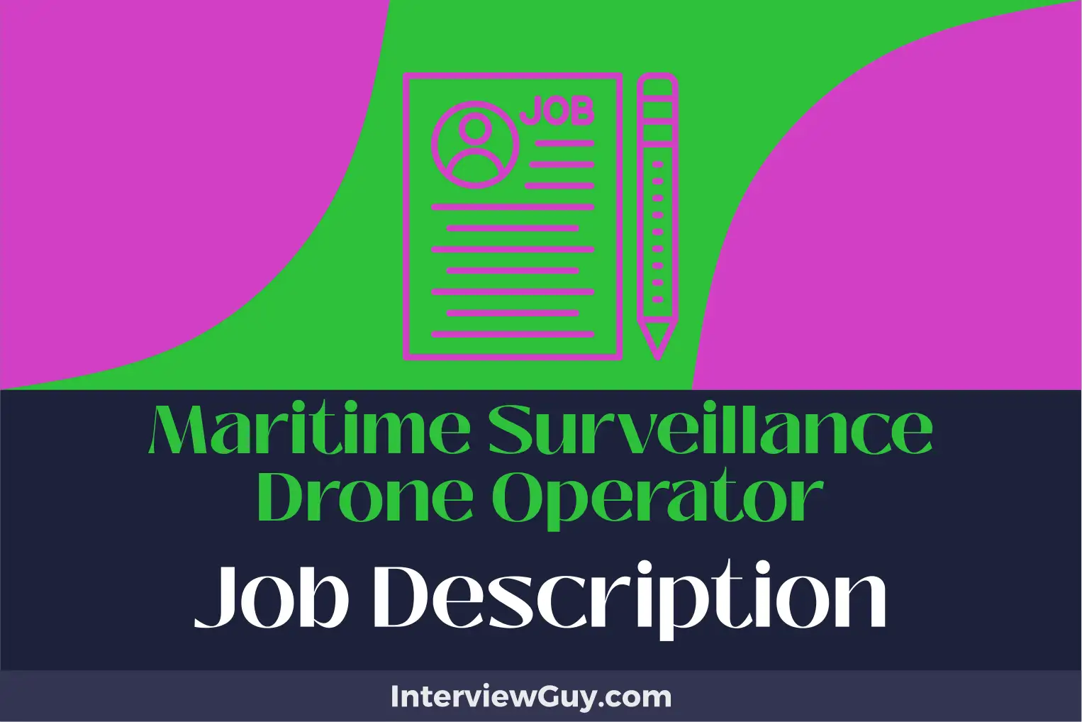 maritime surveillance drone operator job description
