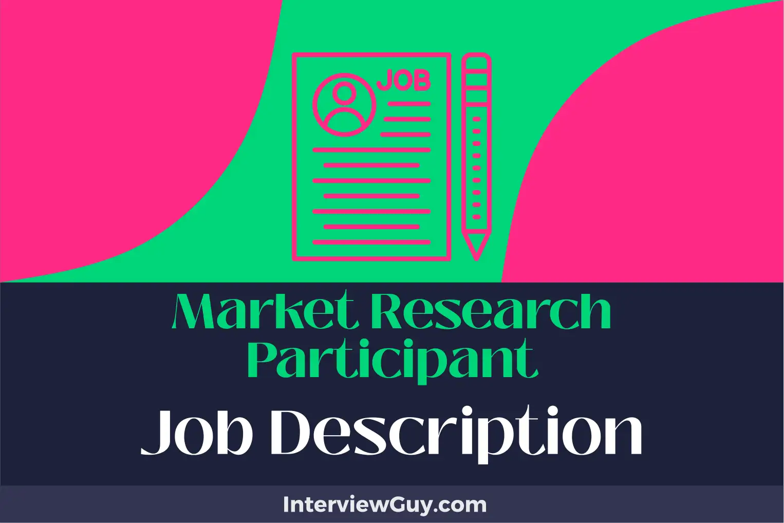 market research participant job description