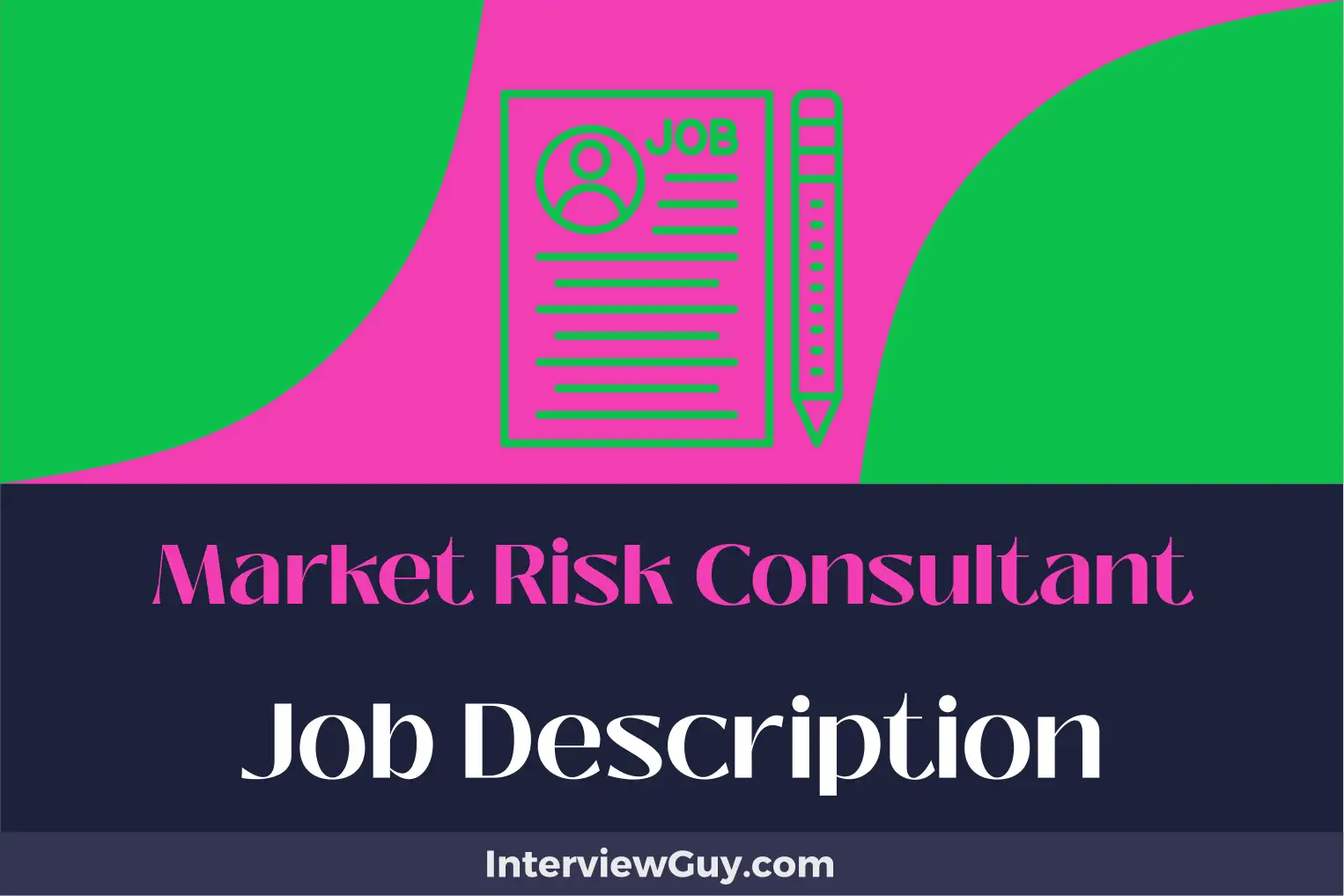 market risk consultant job description