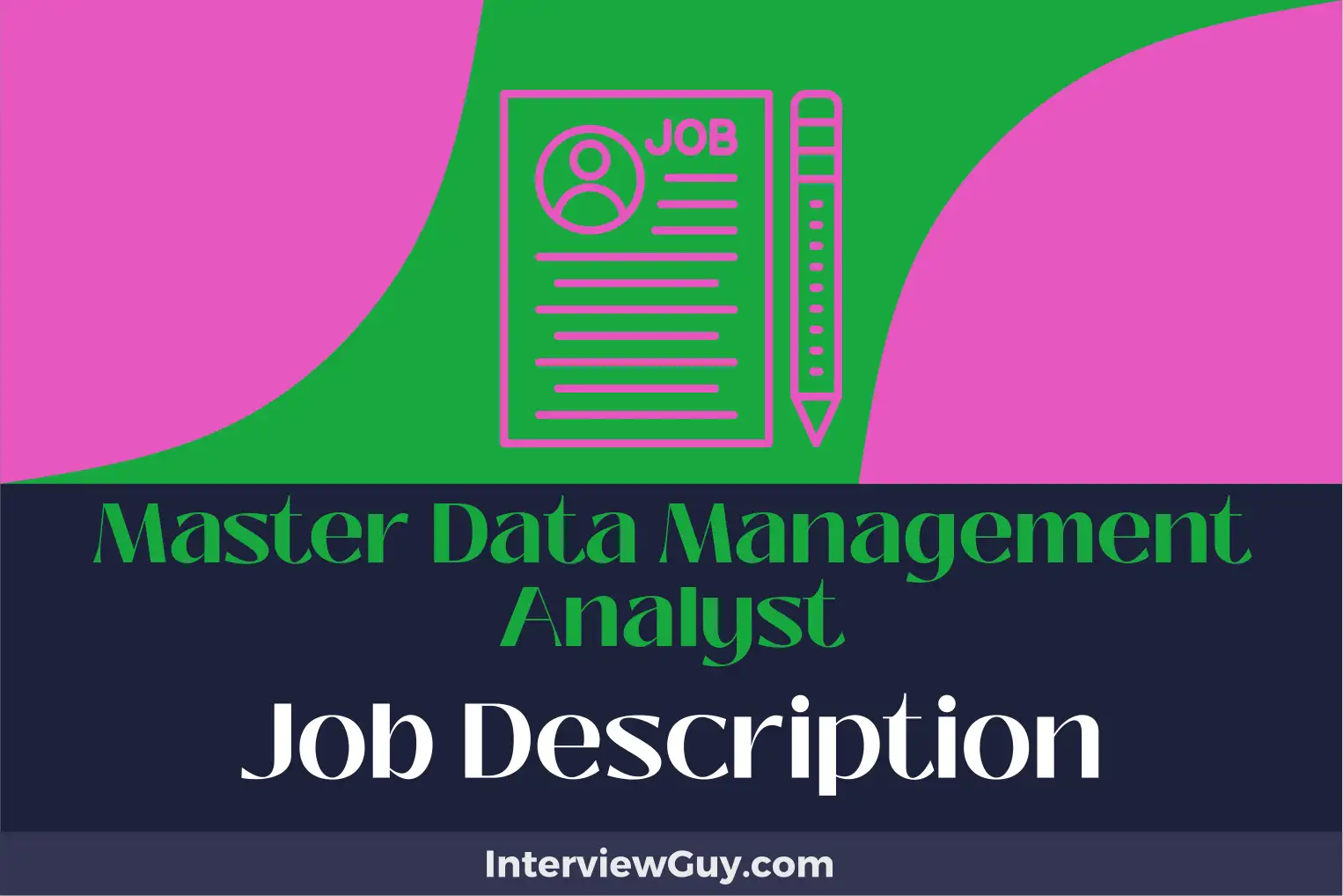 master data management analyst job description