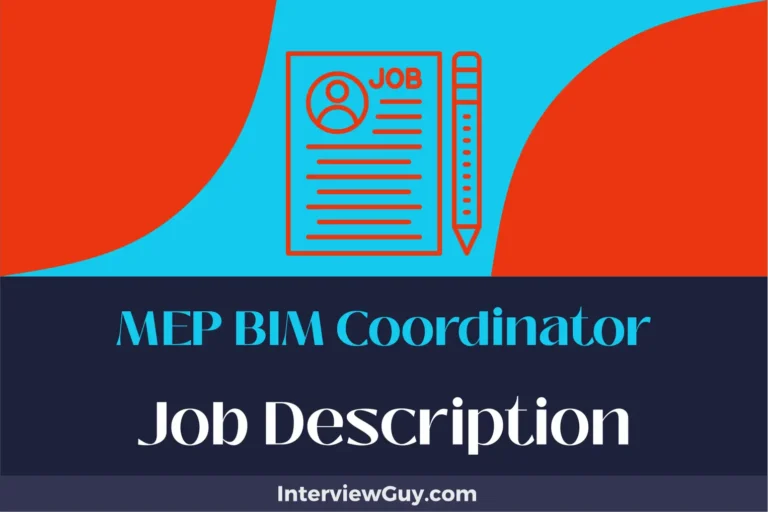 mep bim coordinator job description