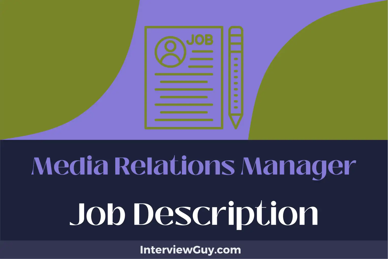 media relations manager job description