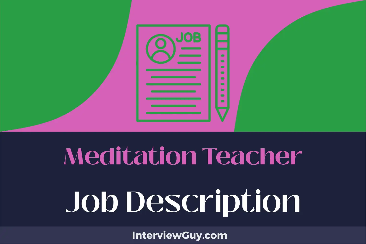 meditation teacher job description