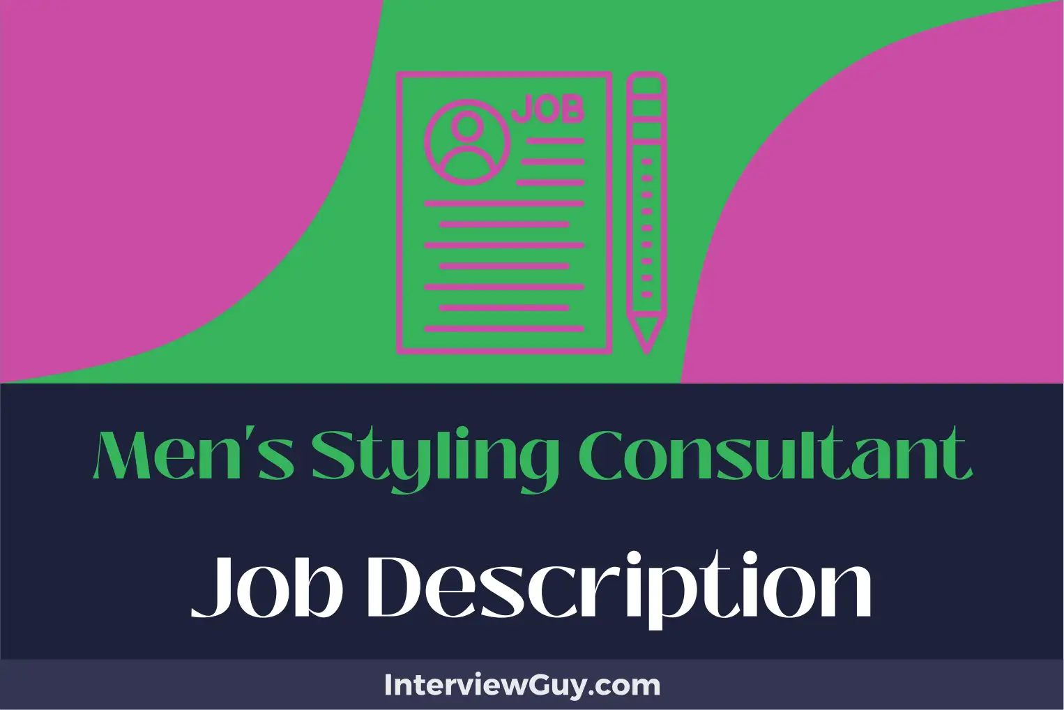 men's styling consultant job description