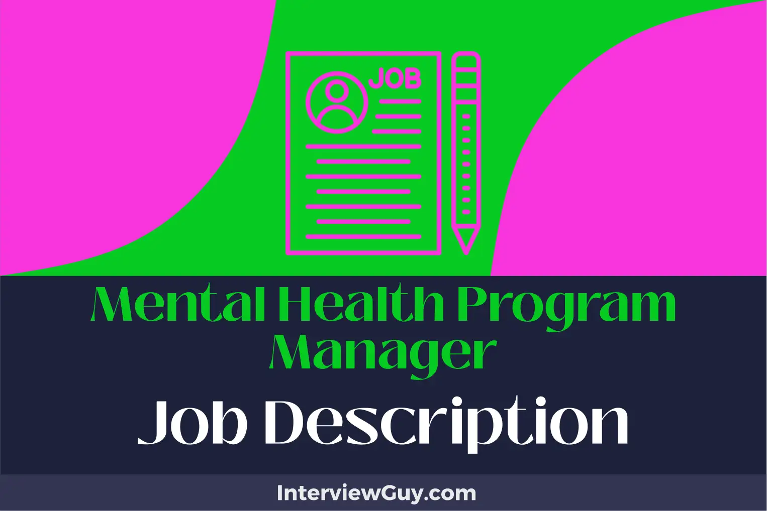 mental health program manager job description