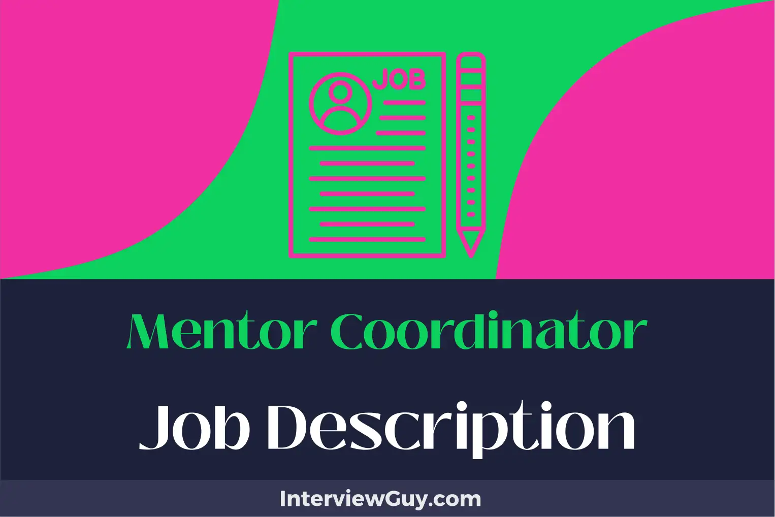 mentor coordinator job description