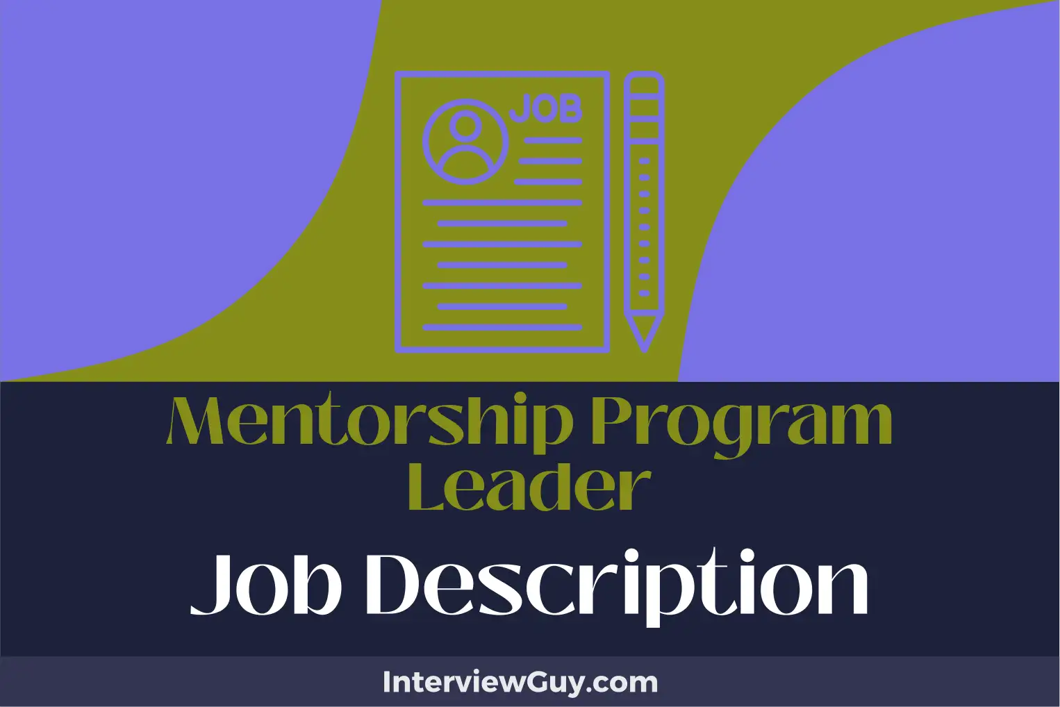 mentorship program leader job description