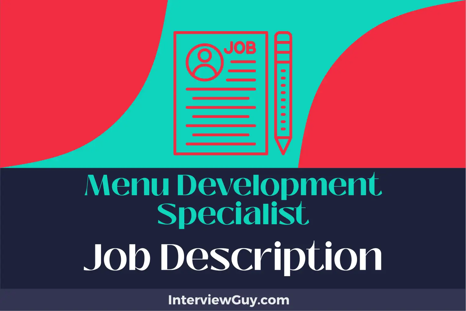 menu development specialist job description