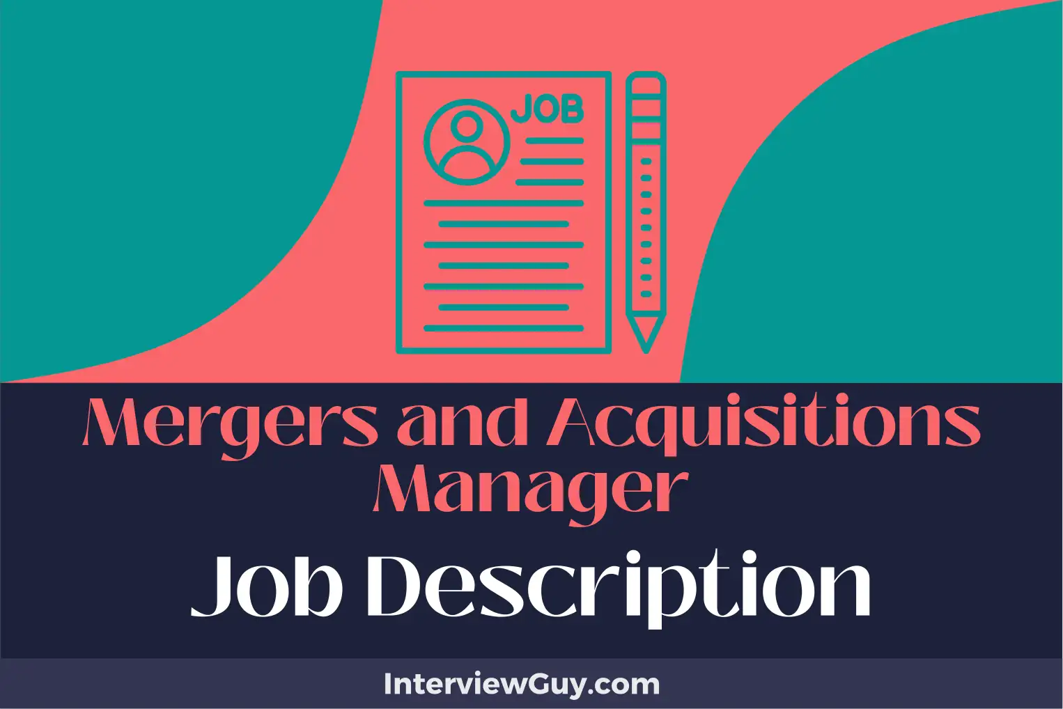 mergers and acquisitions manager job description