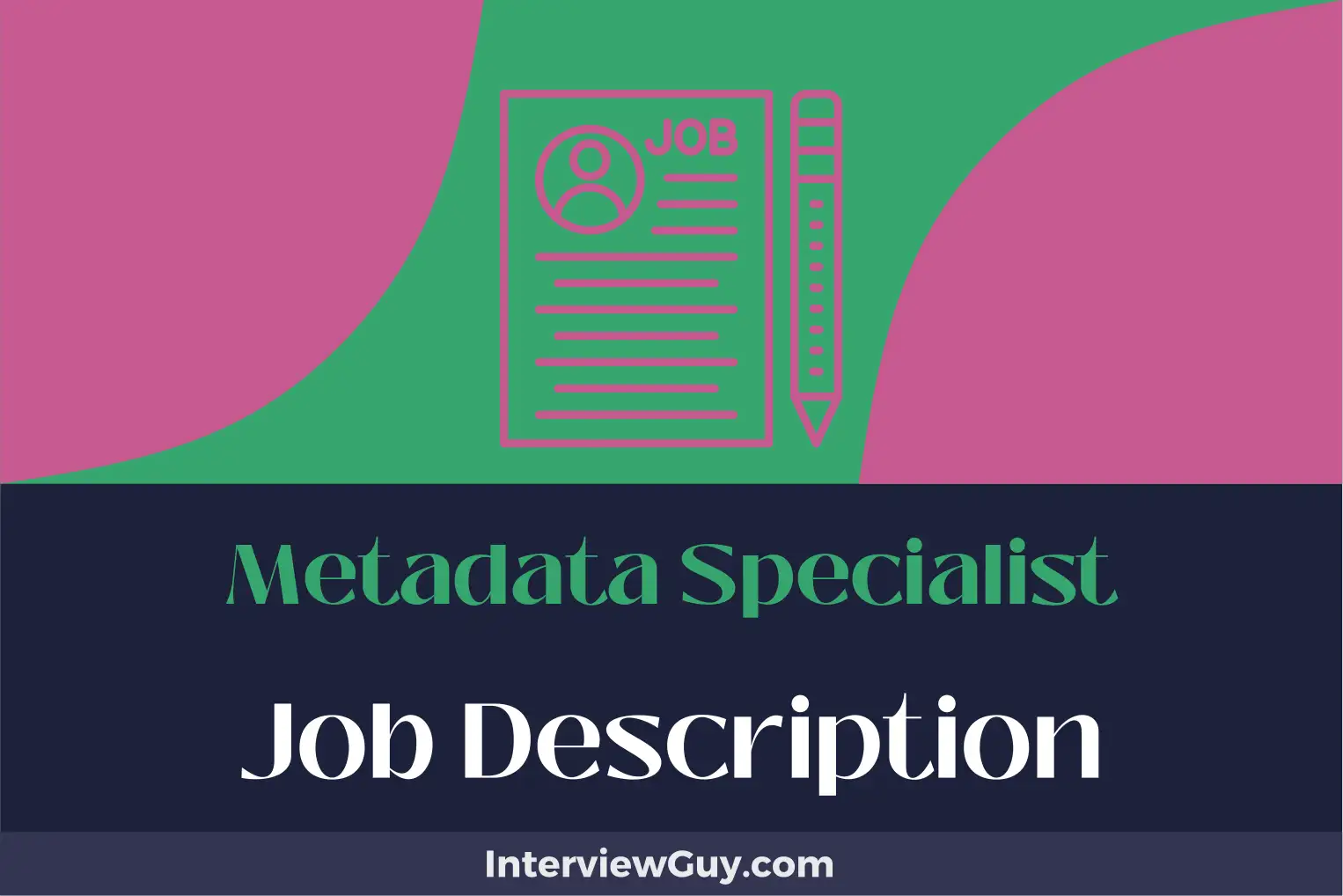 metadata specialist job description