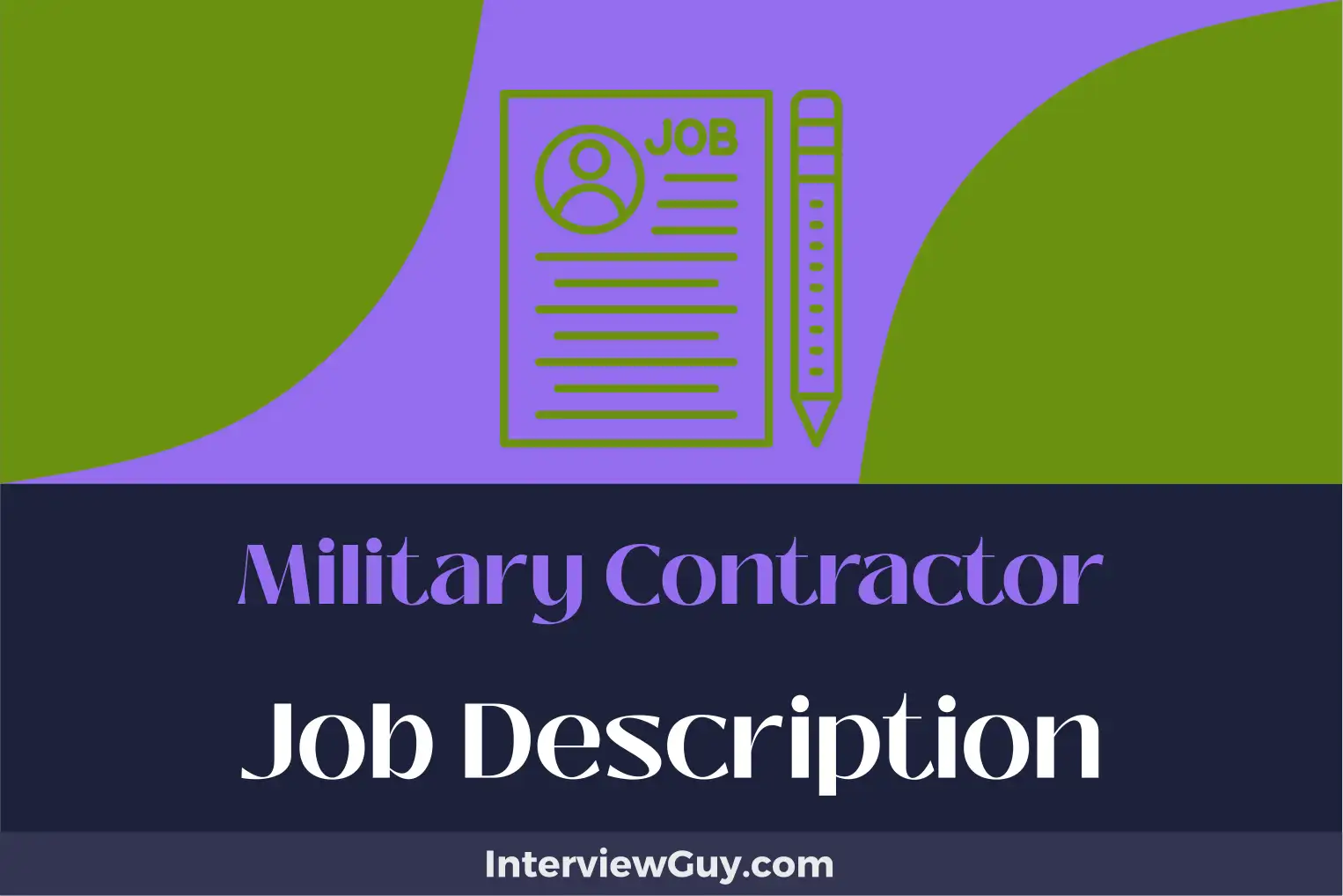 military contractor job description