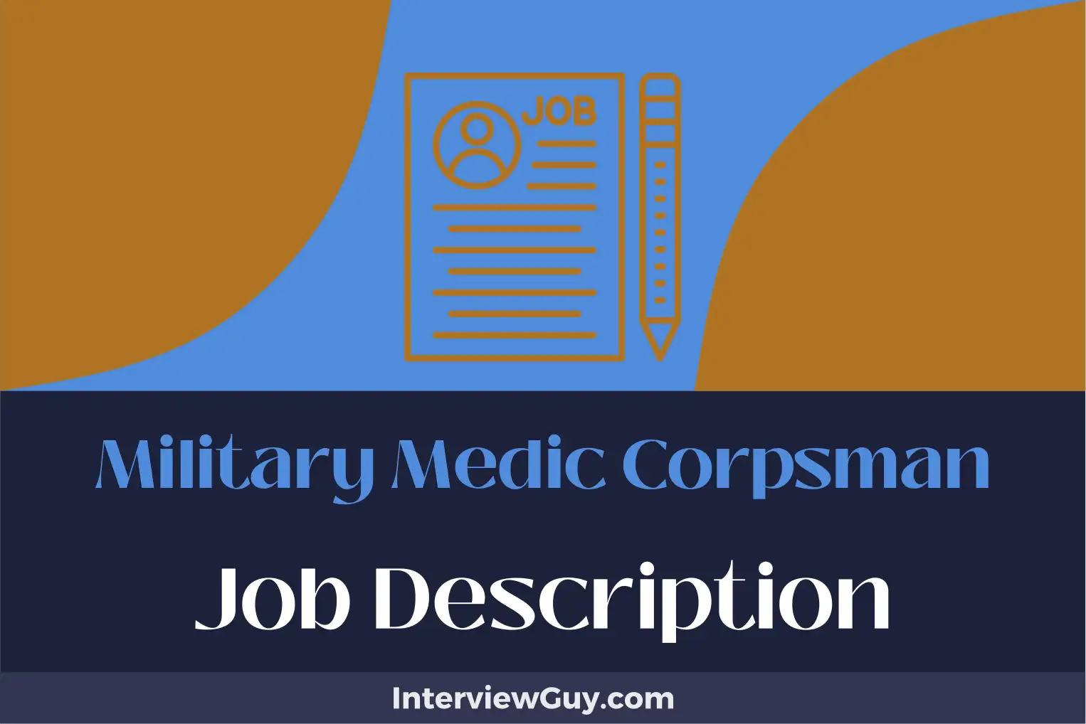 military medic corpsman job description