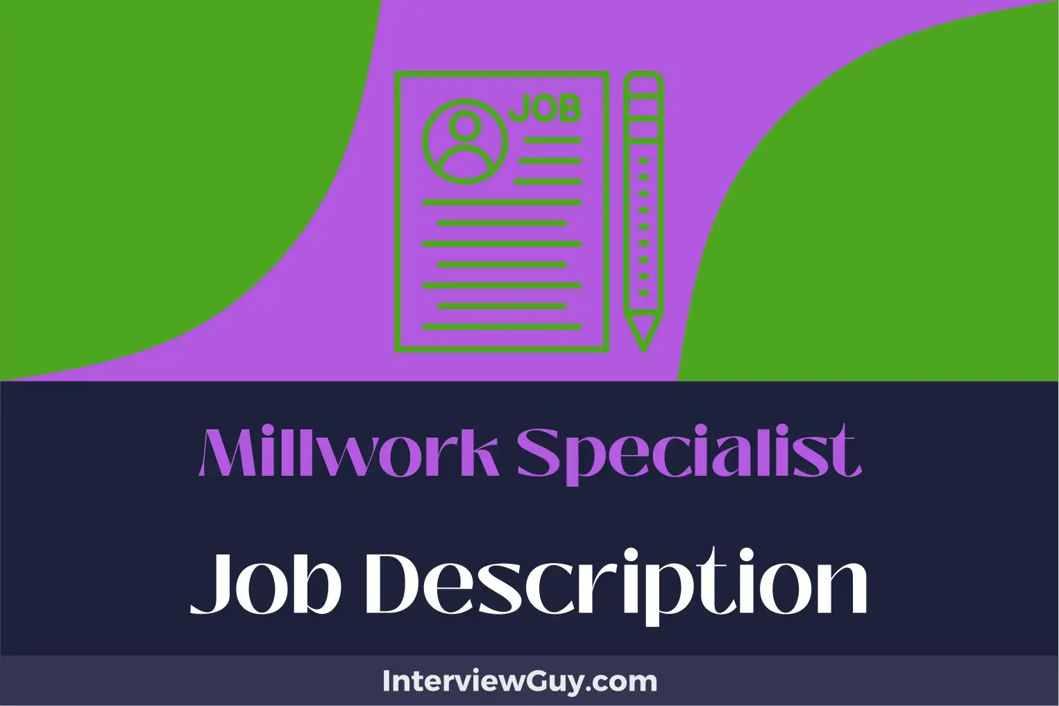 millwork specialist job description