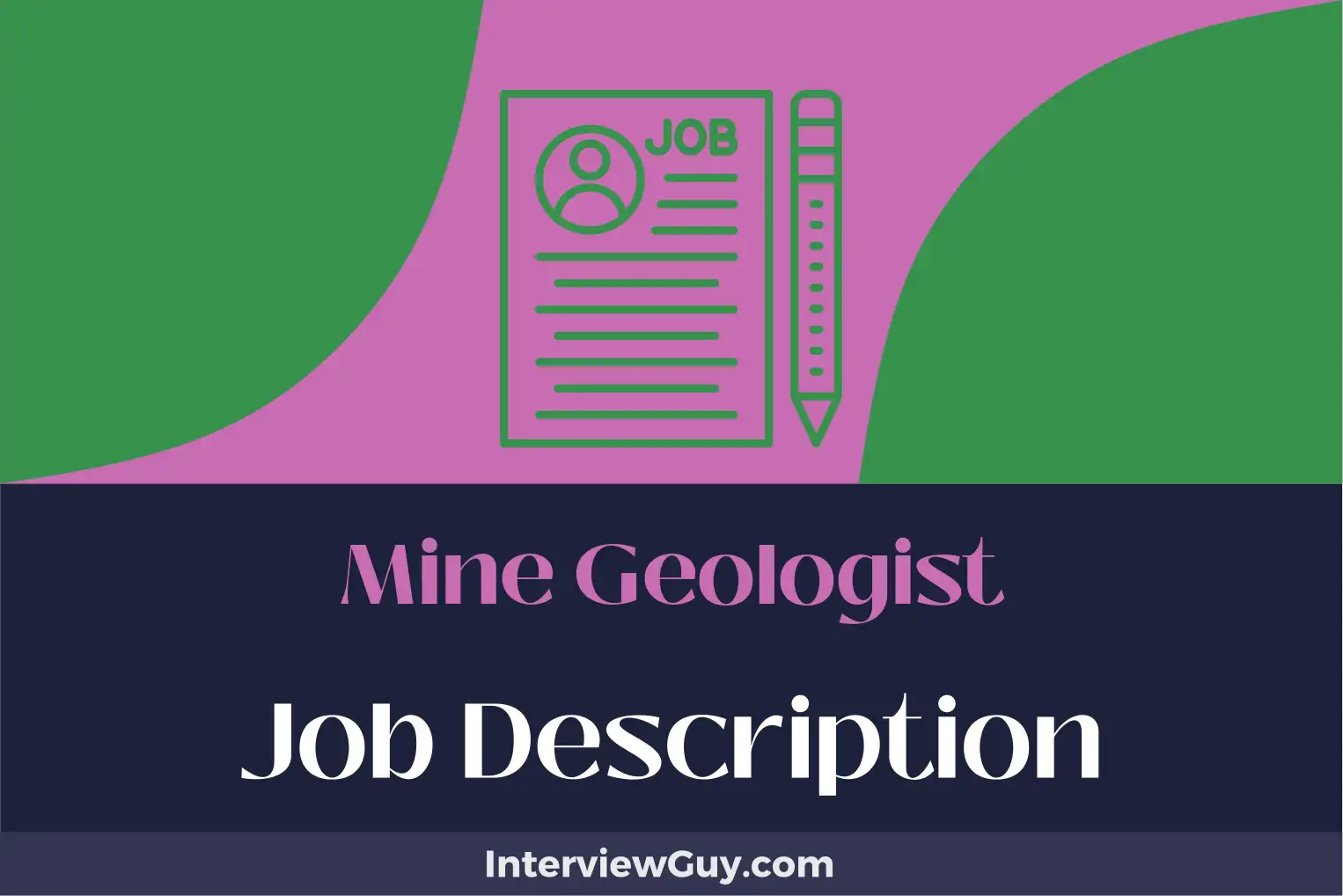 mine geologist job description