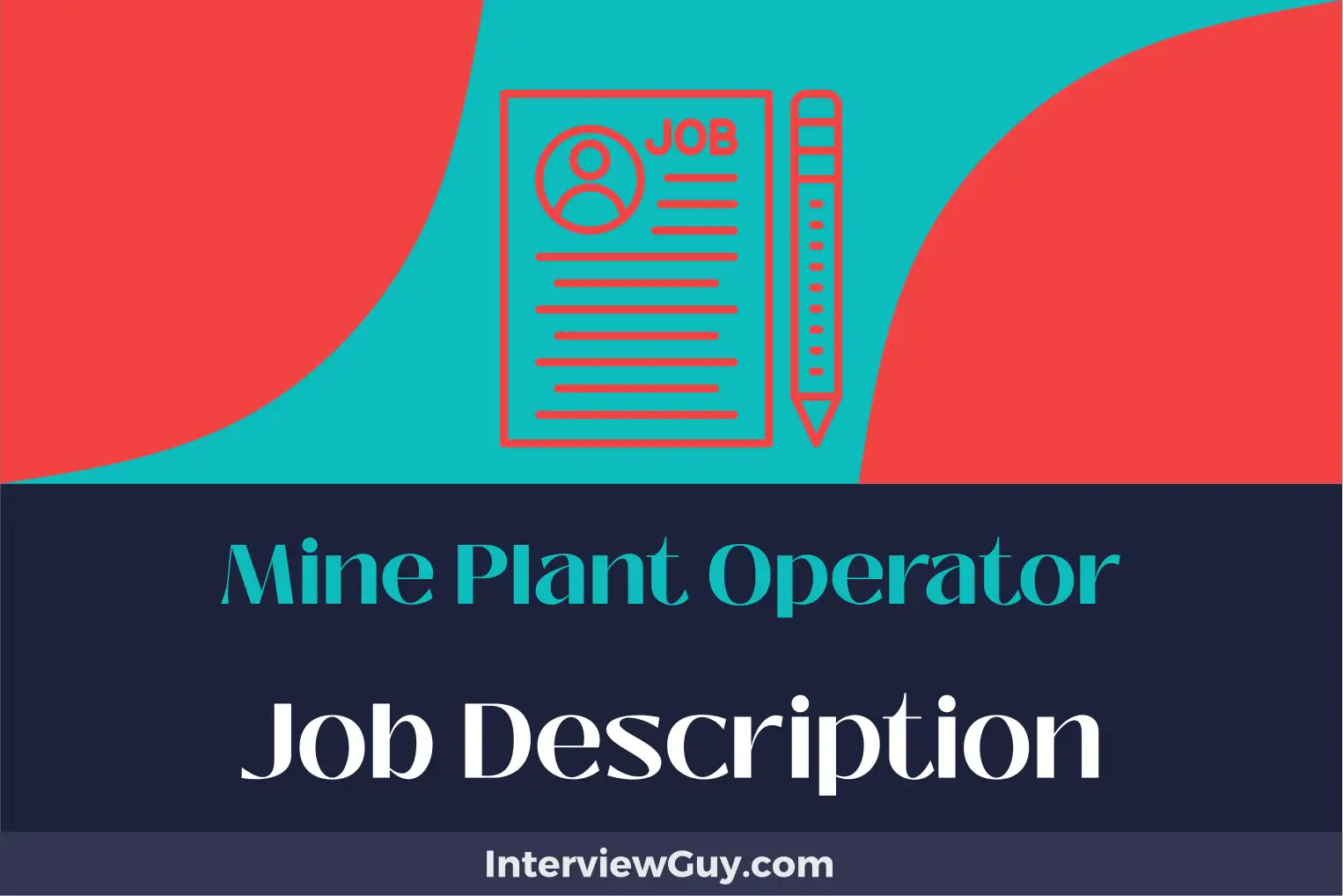 mine plant operator job description