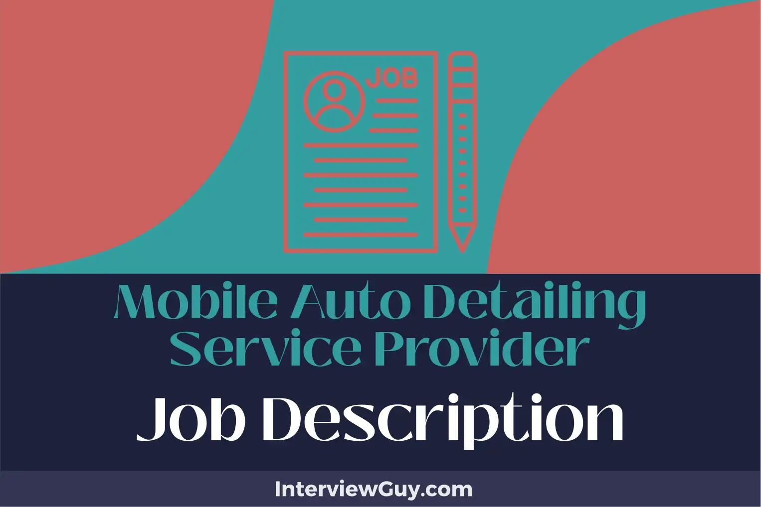 mobile auto detailing service provider job description