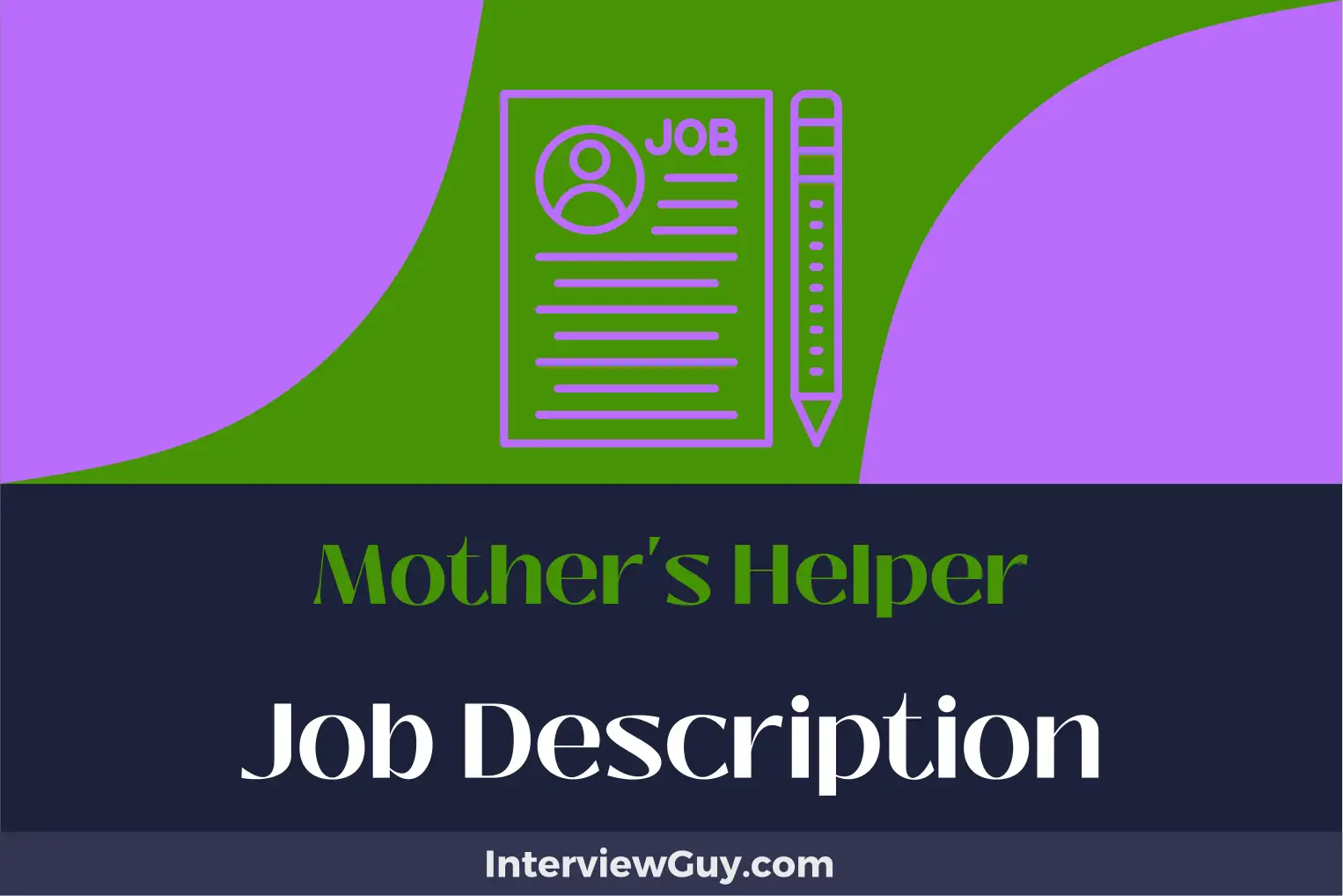 mother's helper job description