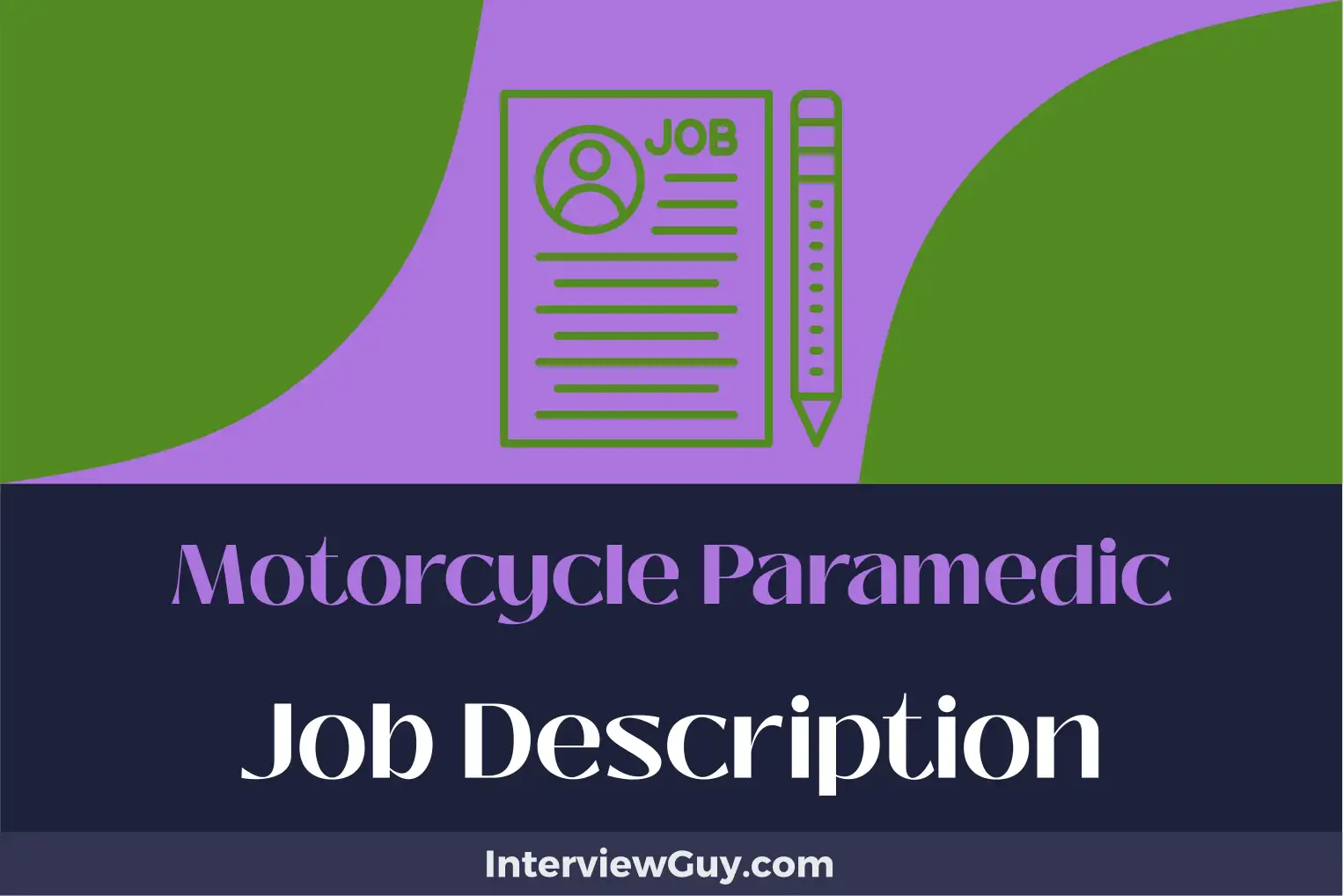 motorcycle paramedic job description