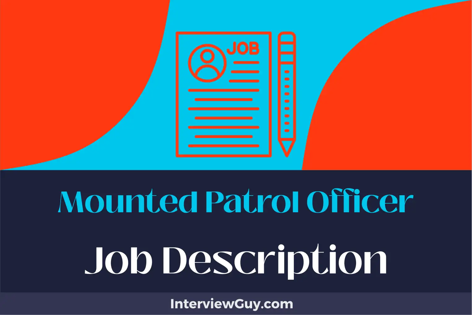 mounted patrol officer job description