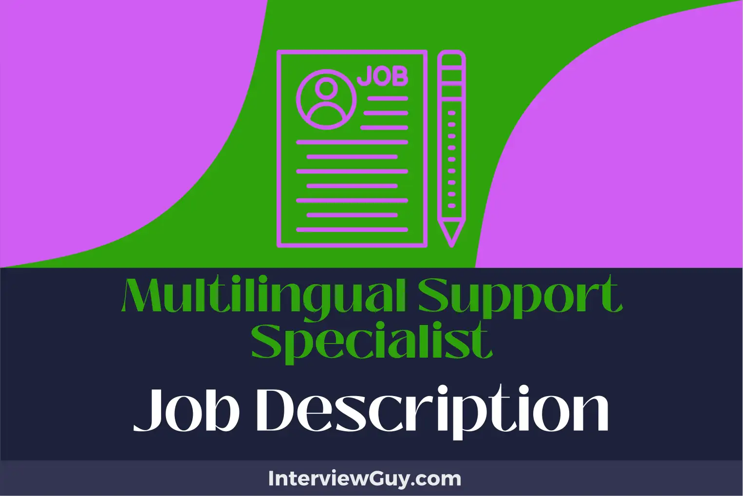 multilingual support specialist job description