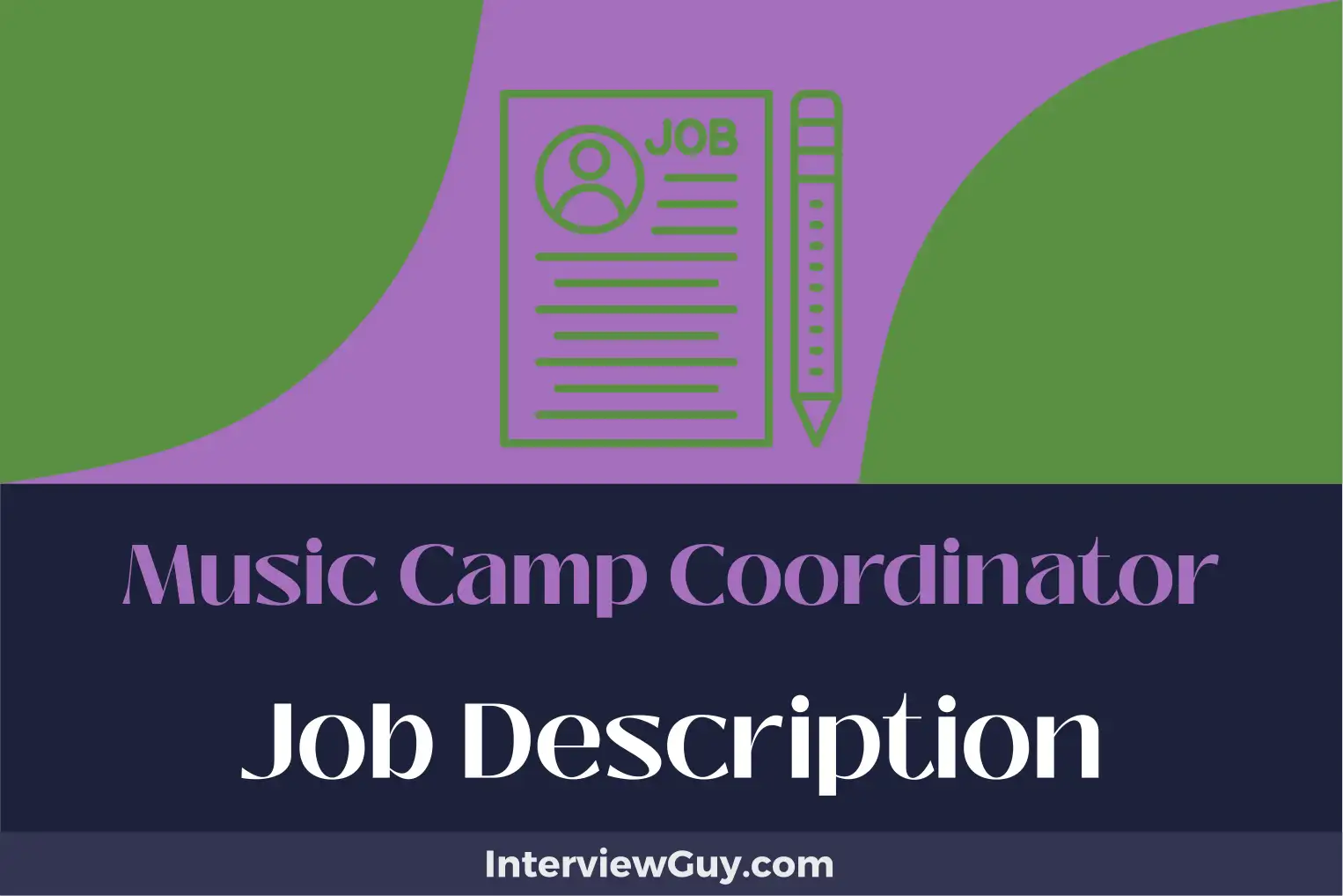music camp coordinator job description