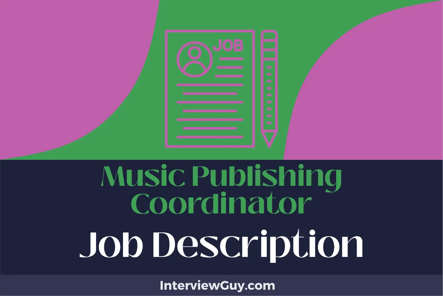 music publishing coordinator job description