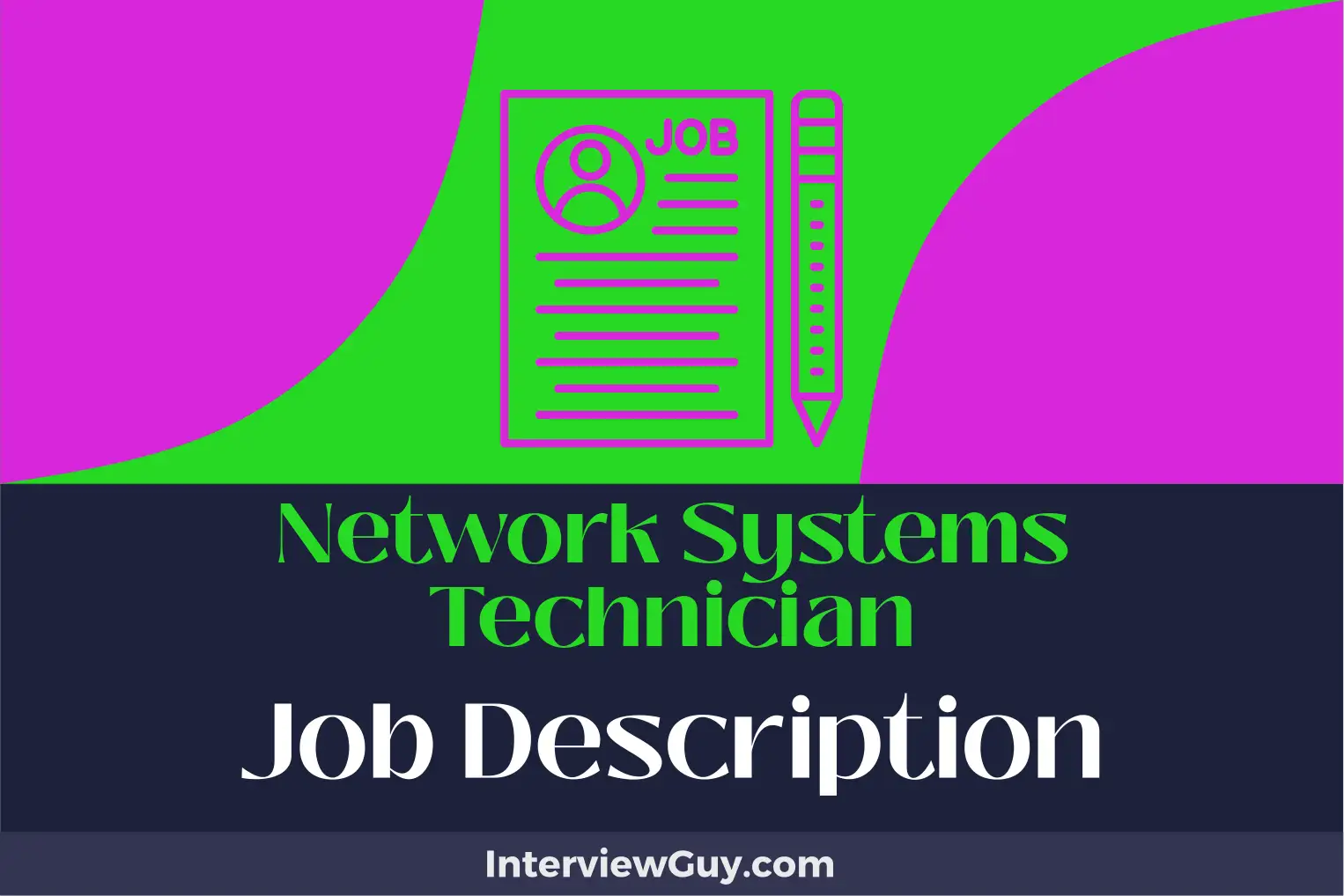 network systems technician job description