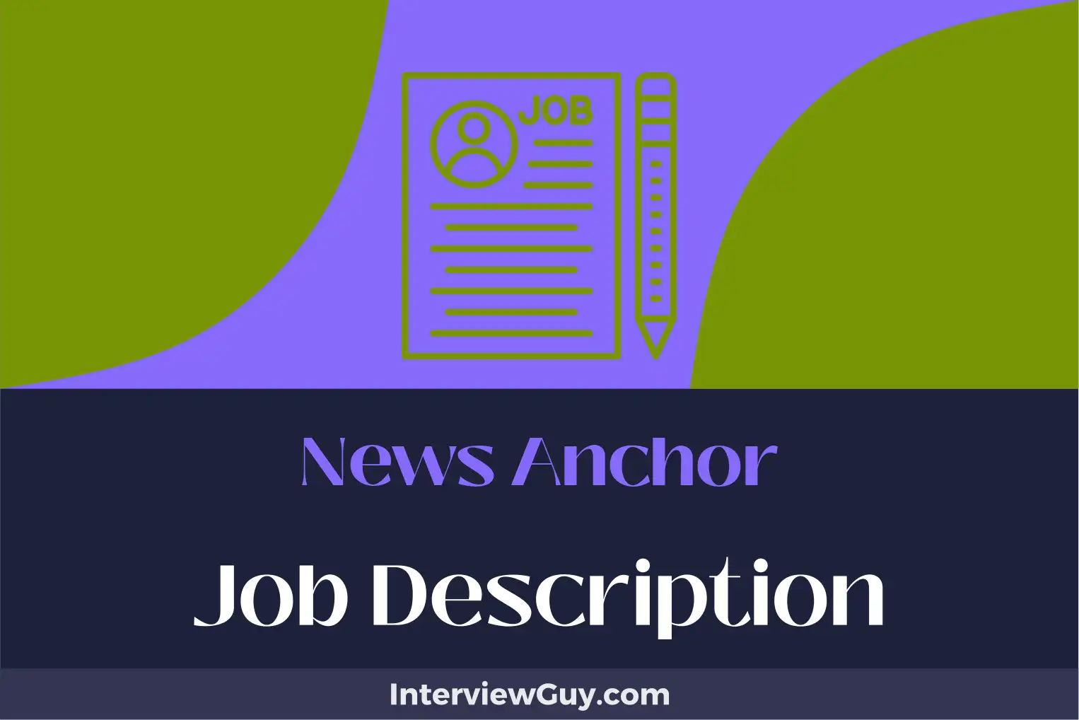news anchor job description
