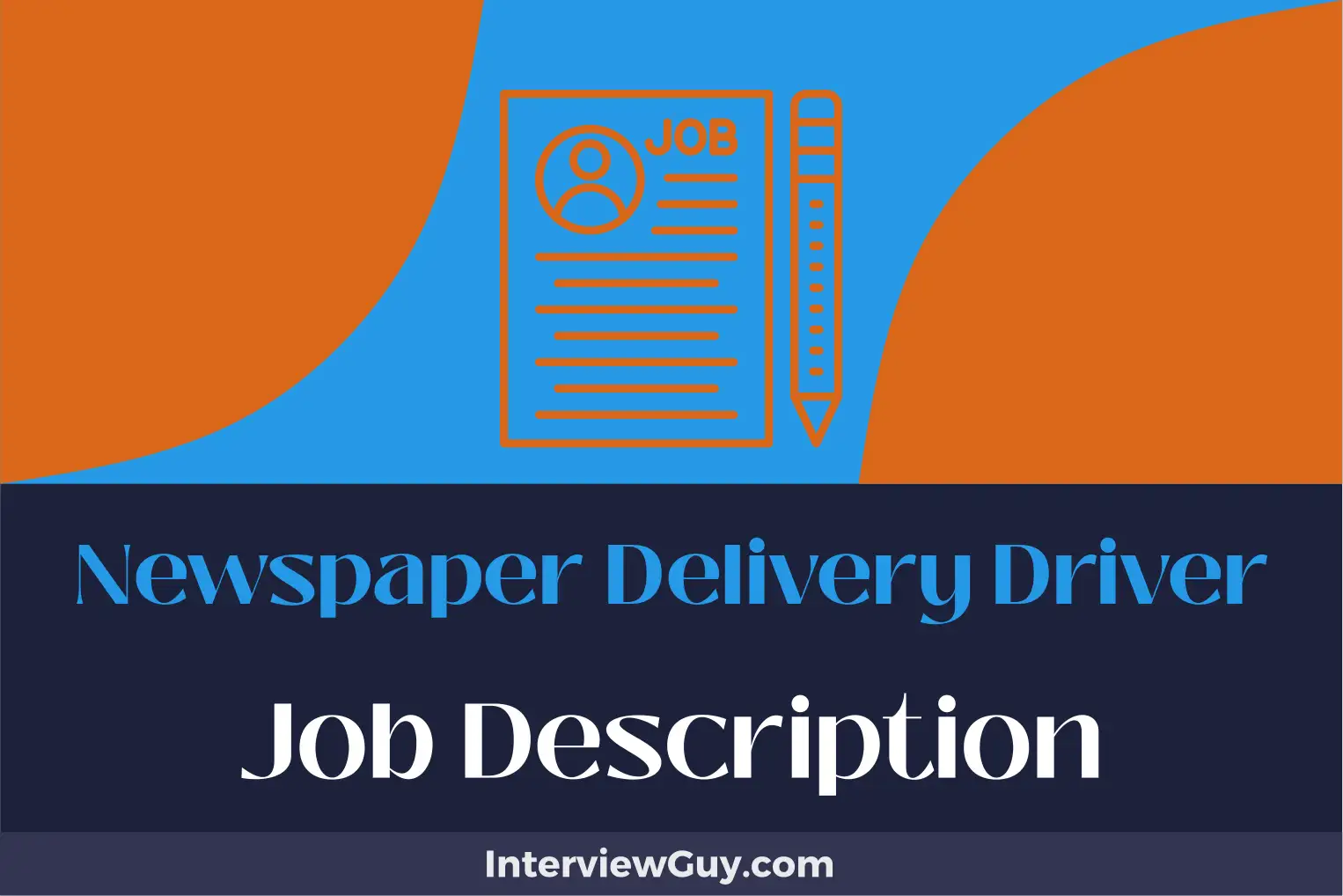 newspaper delivery driver job description