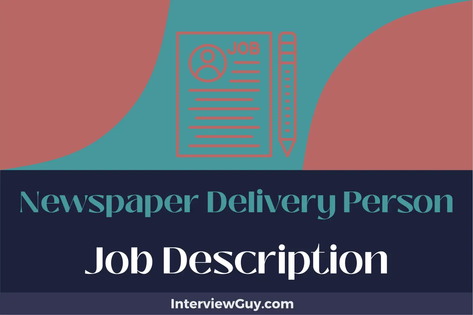 newspaper delivery person job description