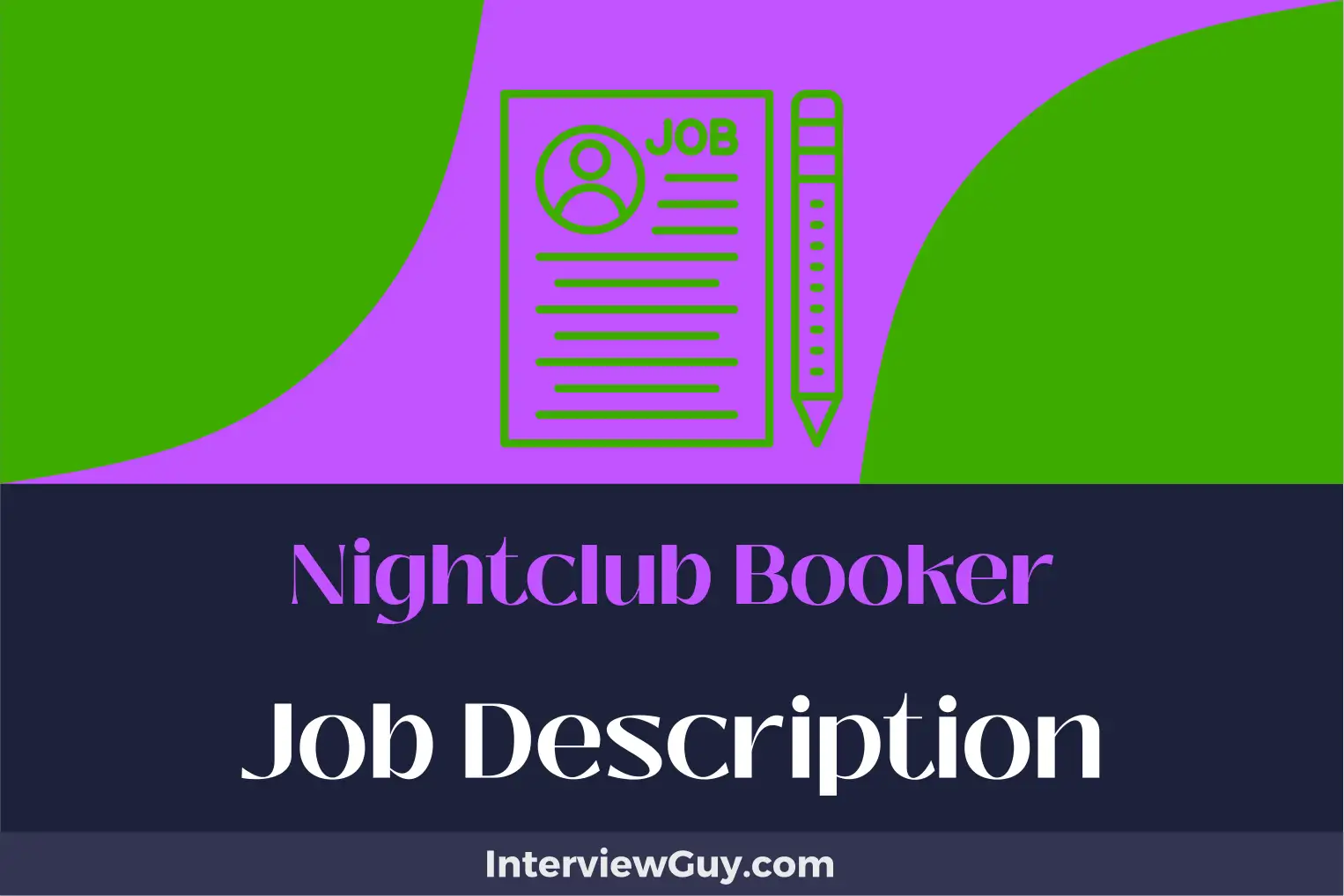 nightclub booker job description