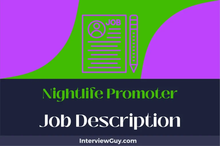 nightlife promoter job description