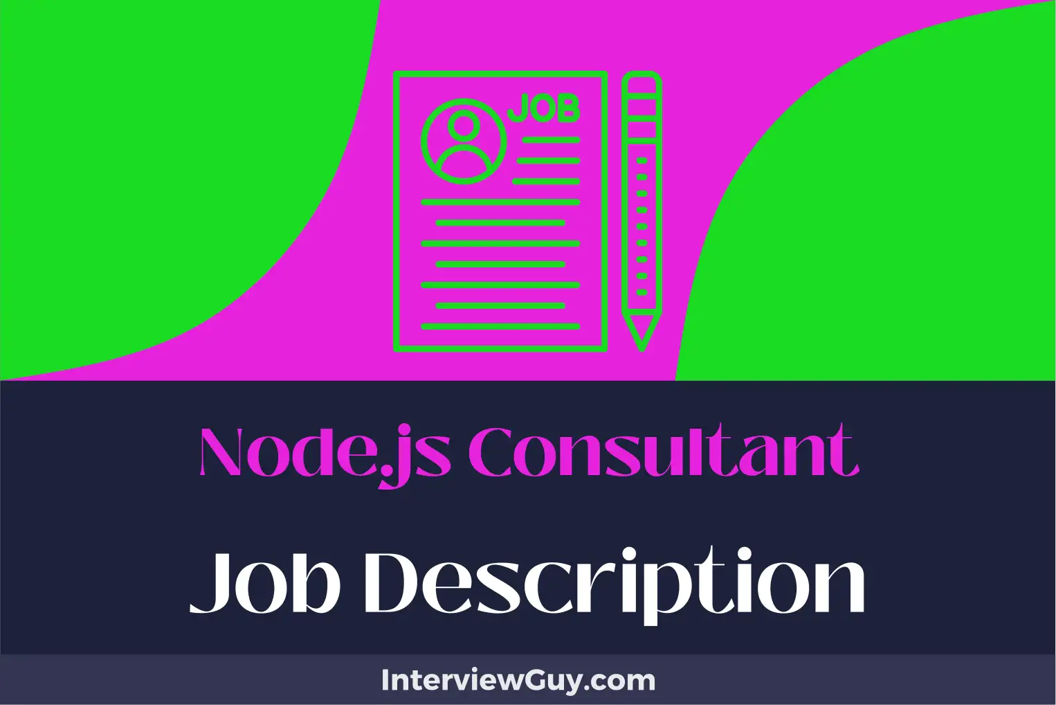 node.js consultant job description