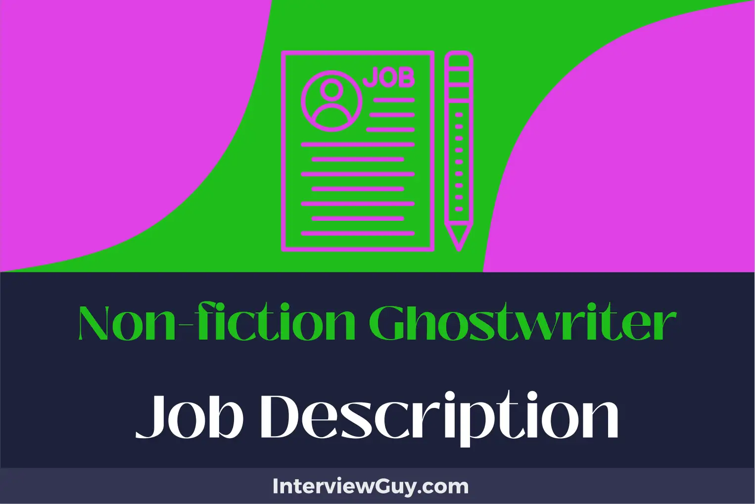 non-fiction ghostwriter job description