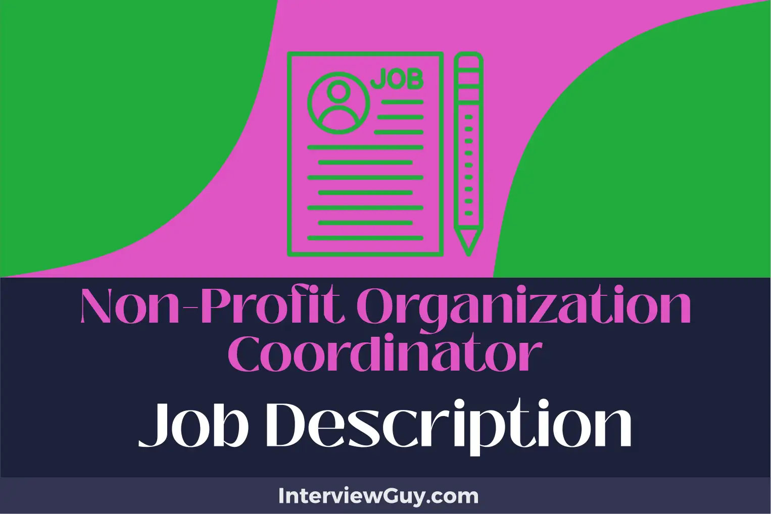 non-profit organization coordinator job description
