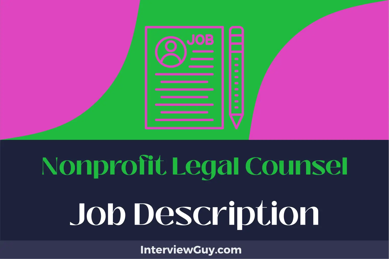 nonprofit legal counsel job description