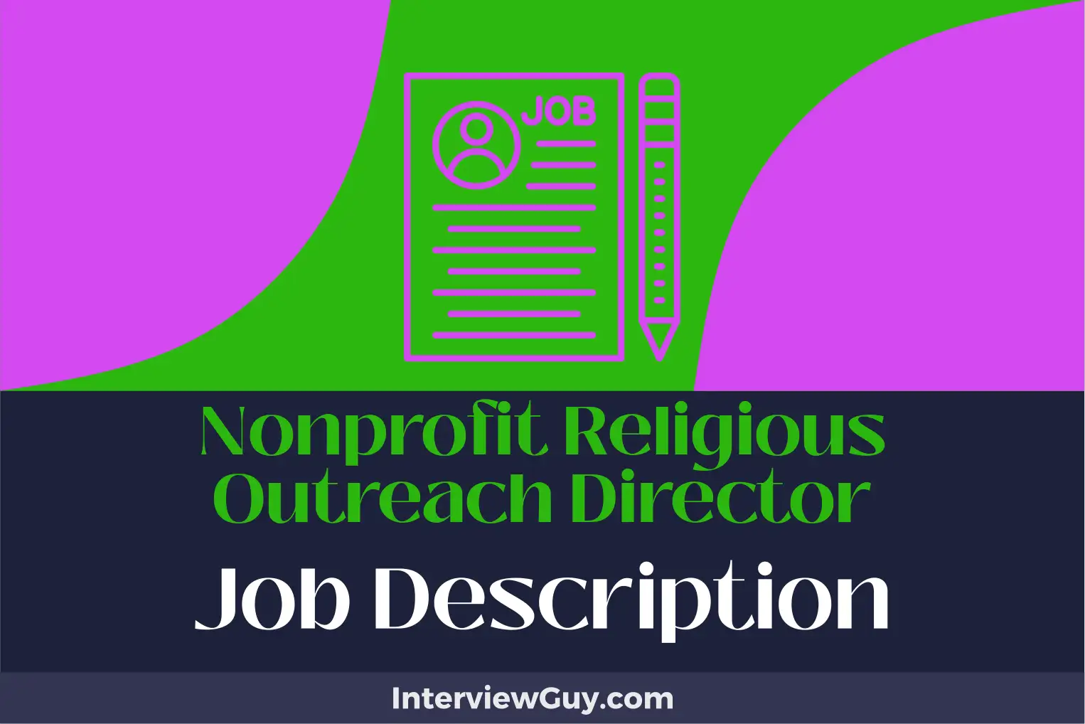 nonprofit religious outreach director job description