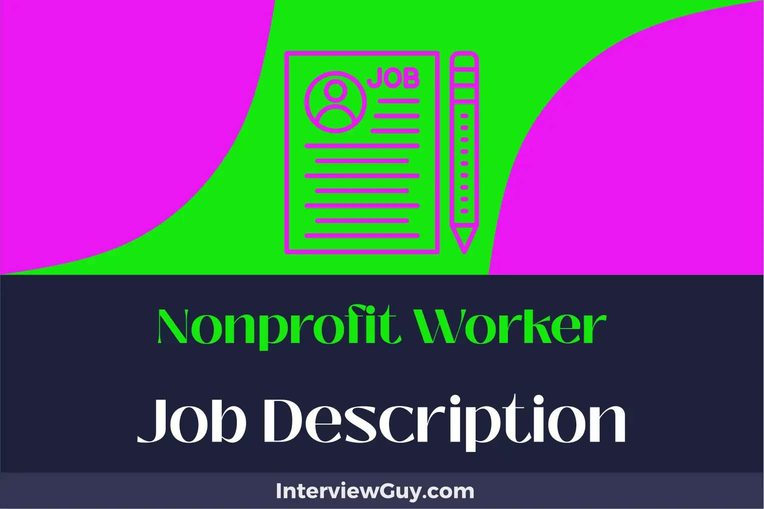 nonprofit worker job description