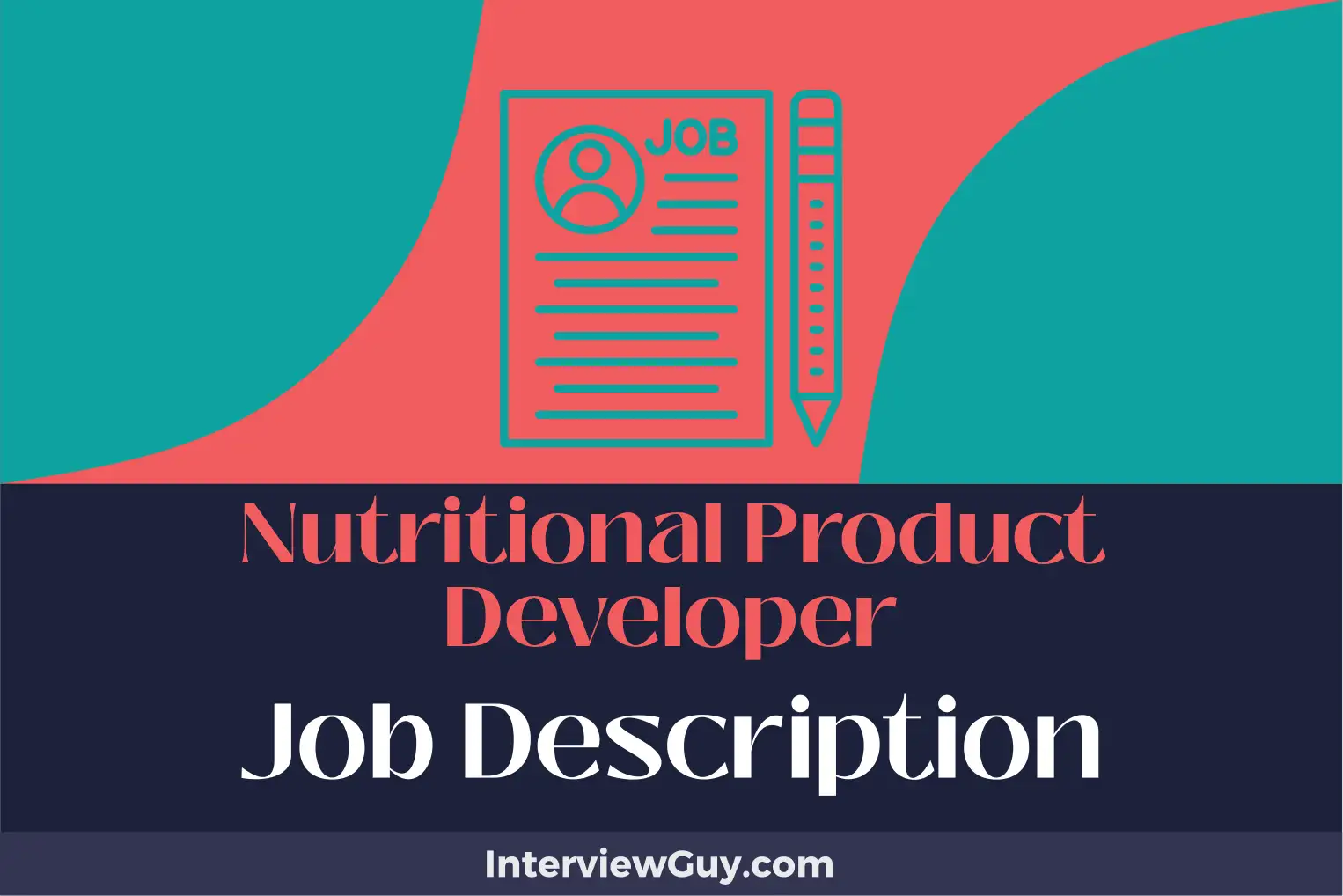nutritional product developer job description