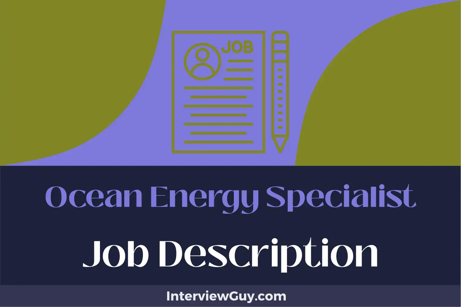 ocean energy specialist job description