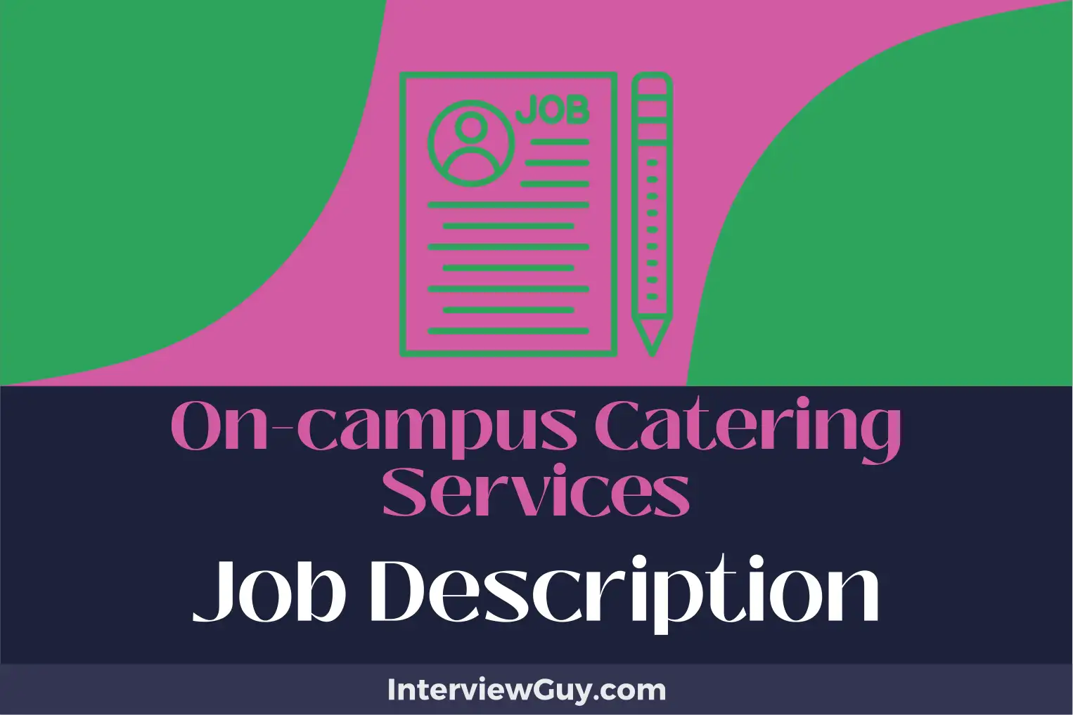 on-campus catering services job description