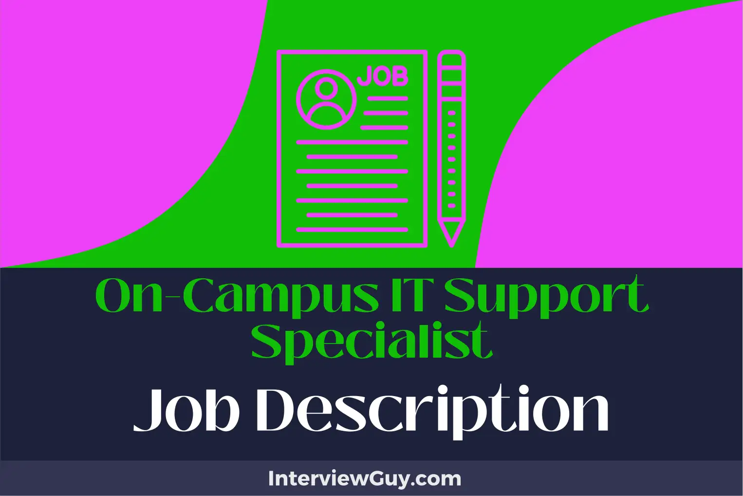 on-campus it support specialist job description